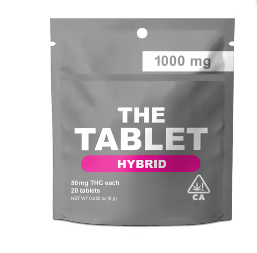 THE TABLET: HYBRID - THC TABLETS - 1000MG - 20 PACK