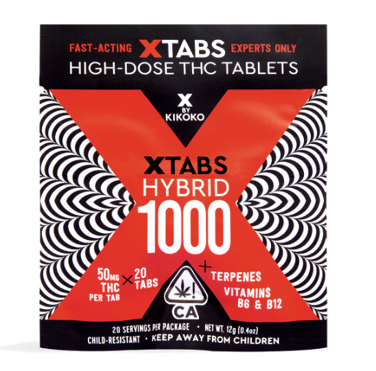 KIKOKO: HYBRID X - THC TABLETS - 1000MG - 20 PACK - KIKOKO
