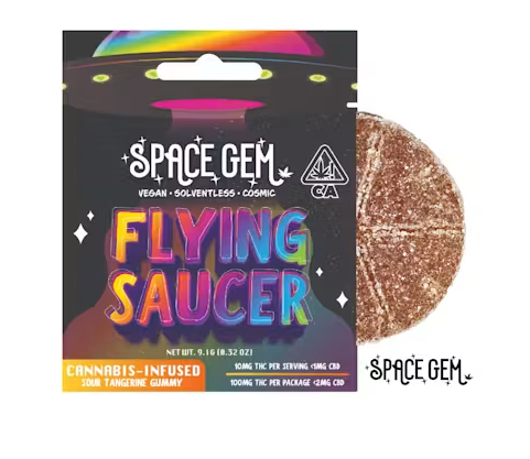 Space Gem: Sour Tangerine - Flying Saucer - - - Space Gem