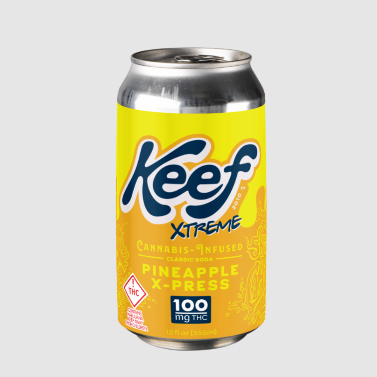 Keef Boost: Pineapple X-press Xtreme Classic Soda - - - Keef