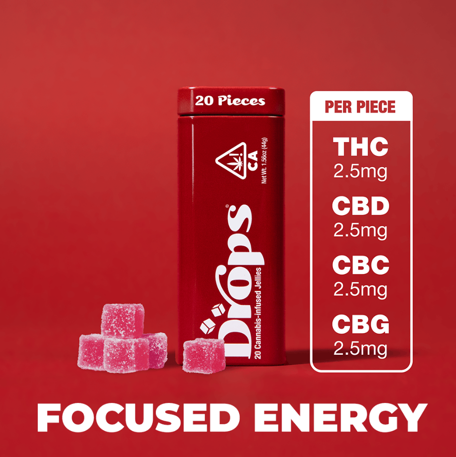 Drops: Cranberry Focused Energy - :1 - : - - 20 Pieces