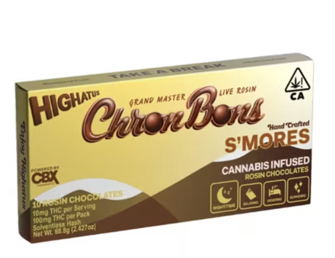 HIGHATUS CHRONBON: S'MORES - CHRONBONS - 100MG - INDICA - HIGHATUS