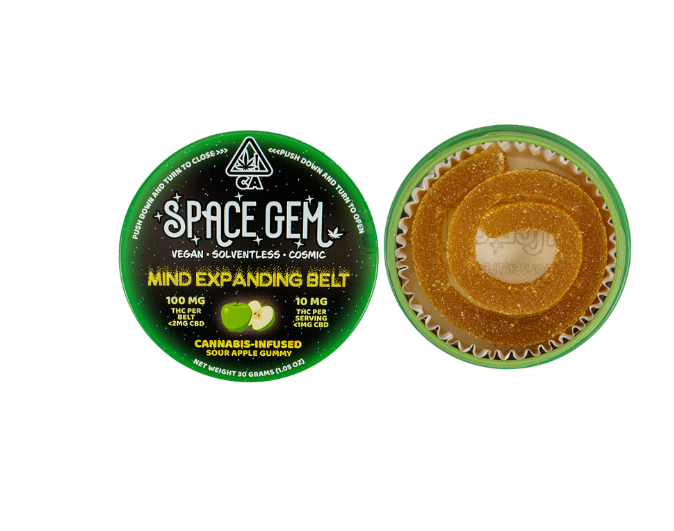 Space Gem: Sour Apple - Mind Expanding - Belt - - Space Gem
