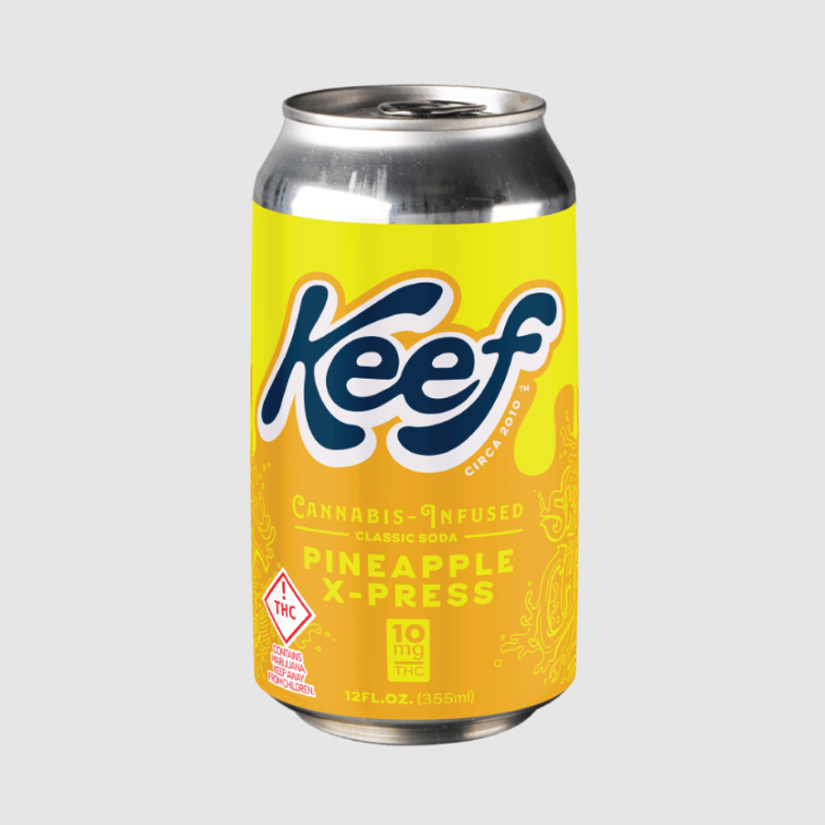 Keef Boost: Pineapple X-press Classic Soda - - - Keef