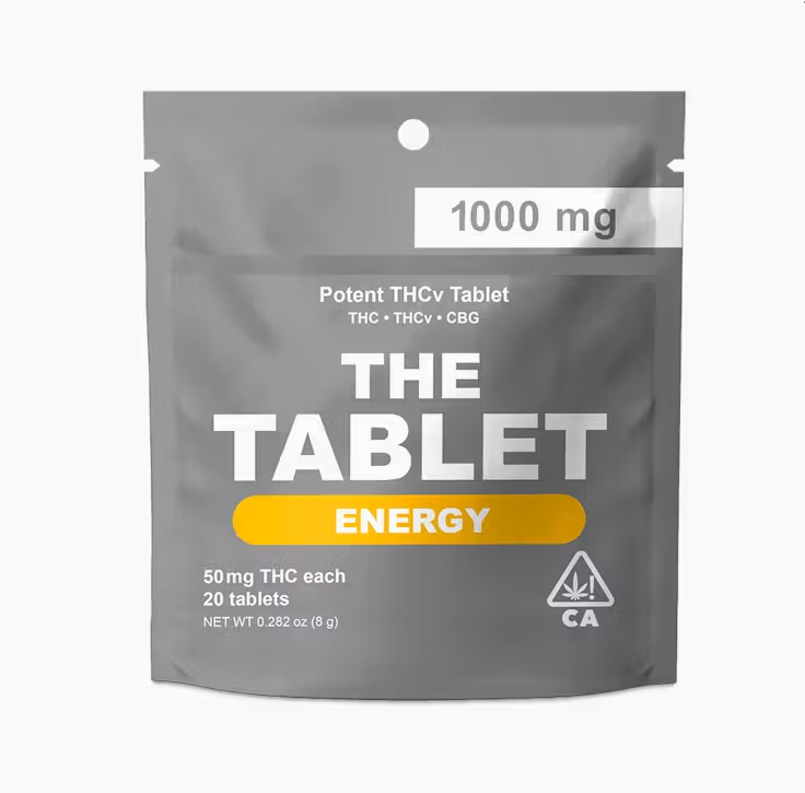 THE TABLET: ENERGY |THC TABLET - 1000MG - 20 PACK - THE TABLET