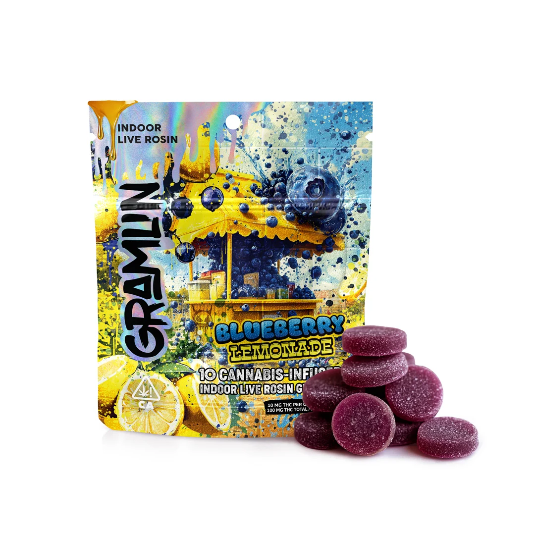 Blueberry Lemon Rosin Gummies