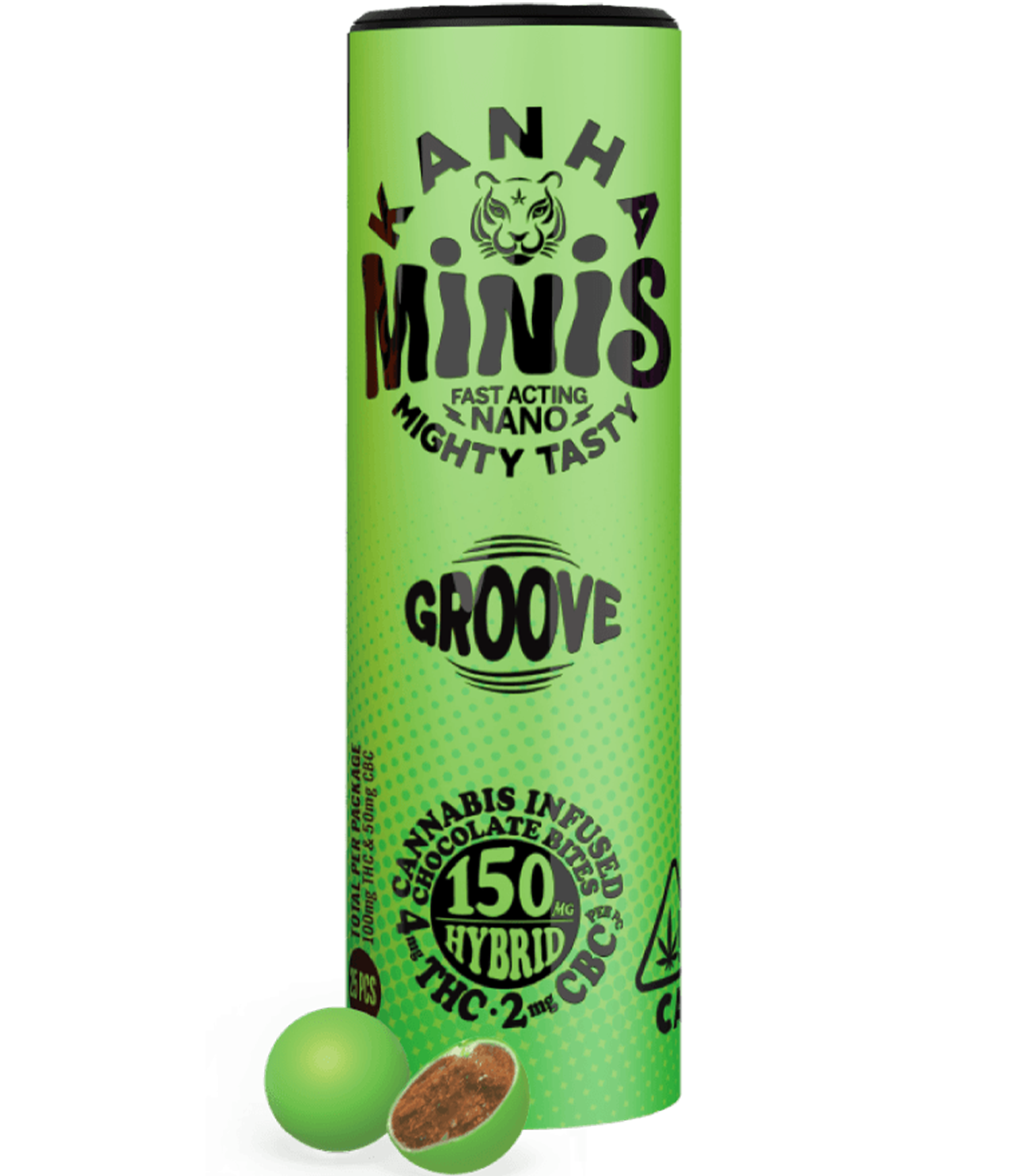 Mini Chocolates Hybrid Groove 2:1 Thc:Cbc