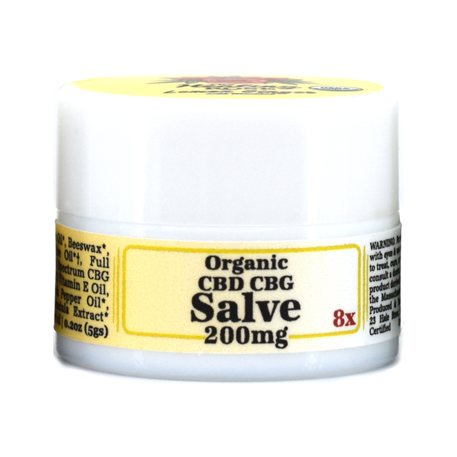 ORGANIC LEMON GINGER HERBAL SALVE 1:1 CBD|CBG
